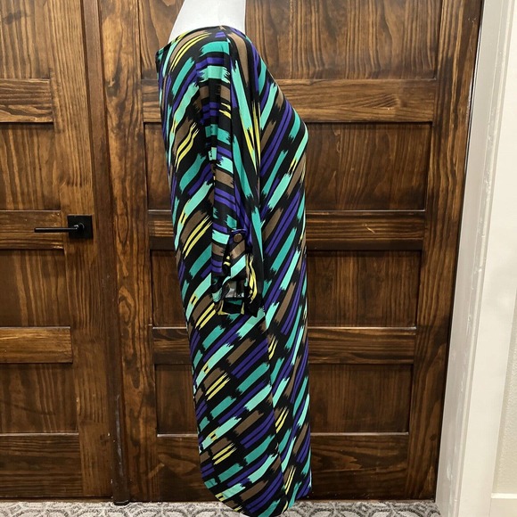 Banana Republic Dress Women Small Blue Green 3/4 Sleeve Work Career‎ - Picture 8 of 16